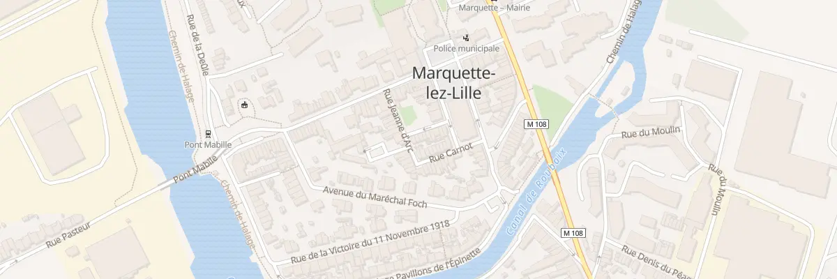 Plan du 13 Rue du Presbytère à Marquette-lez-Lille