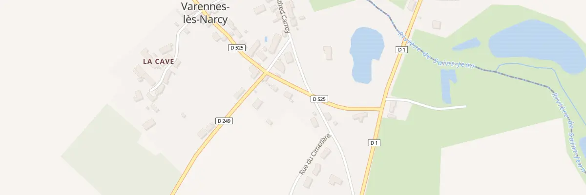 Plan du 3 Rte des Bulcy à Varennes-lès-Narcy