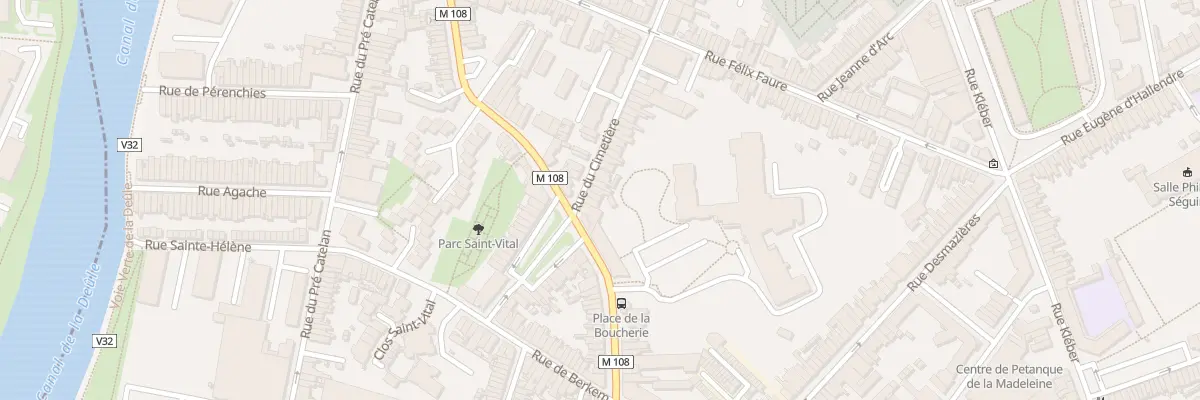 Plan du 6 Rue du Cimetière à La Madeleine
