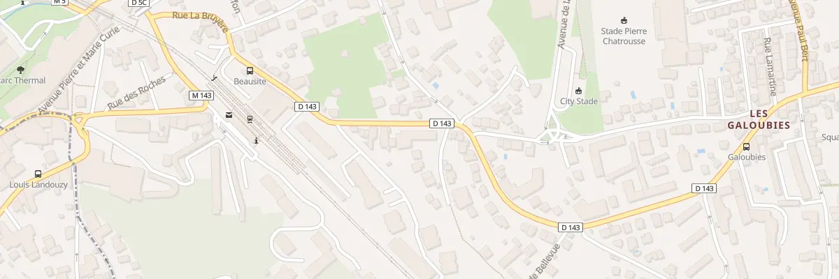 Plan du 97 Bd Gambetta à Chamalières