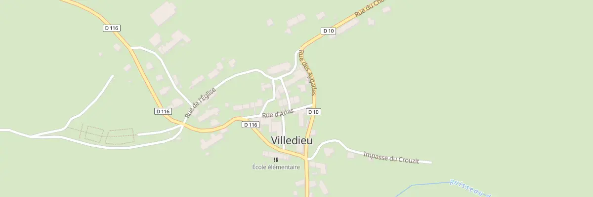 Plan du 5137 Le Bourg à Villedieu