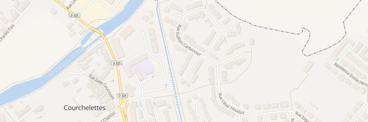 Plan du 6 Rue Paul Humez à Courchelettes