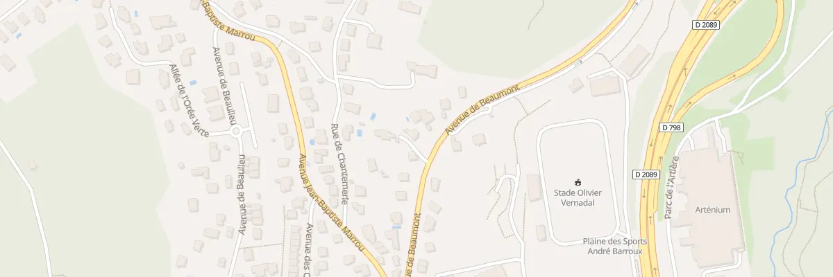 Plan du 19 Av de Beaumont à Ceyrat