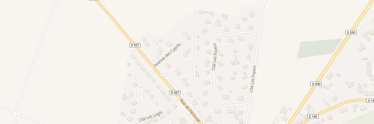 Plan du 26 Rue de Péronne à Ham