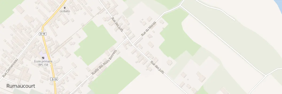 Plan du 321 Rue des Juifs à Rumaucourt