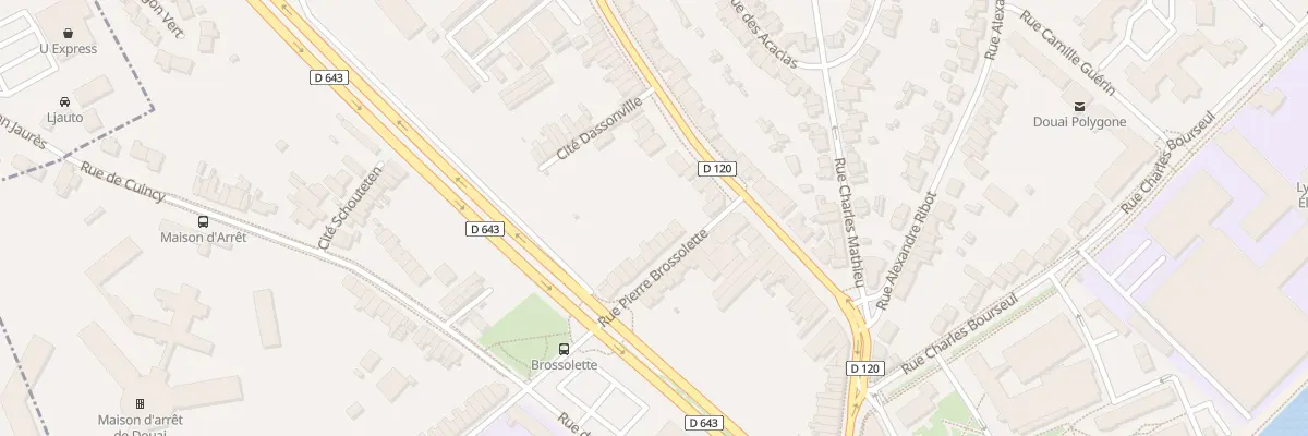 Plan du 46 Rue Pierre Brossolette à Douai