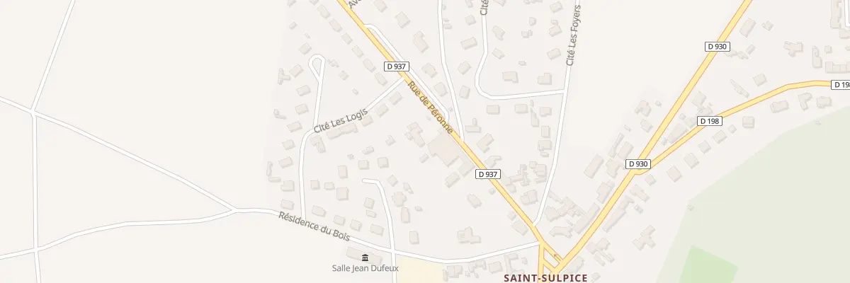Plan du 7 Rue de Péronne à Ham