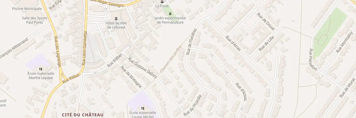 Plan du 21 Rue des Flandres à Leforest