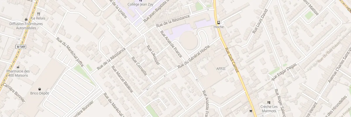 Plan du 24 Rue Anatole France à Faches-Thumesnil