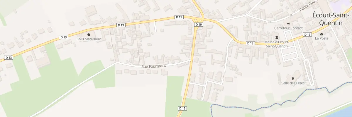 Plan du 1 Rue Fourmont à Écourt-Saint-Quentin
