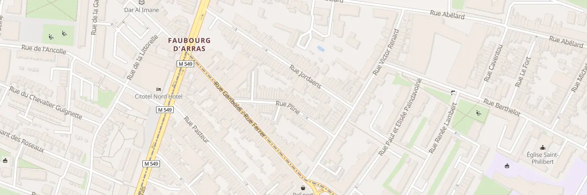 Plan du 41 Rue Pline à Lille