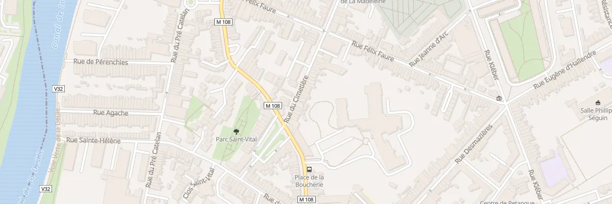 Plan du 18 Rue du Cimetière à La Madeleine