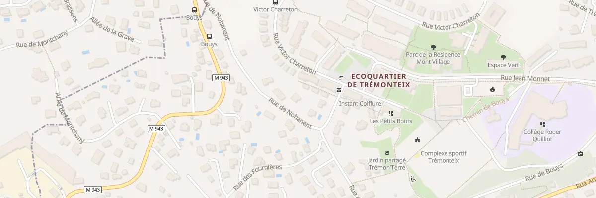 Plan du 154 Rue de Nohanent à Clermont-Ferrand