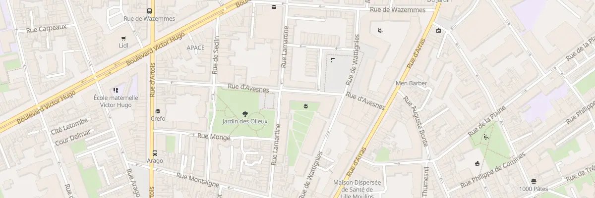 Plan du 52 Rue d’Avesnes à Lille