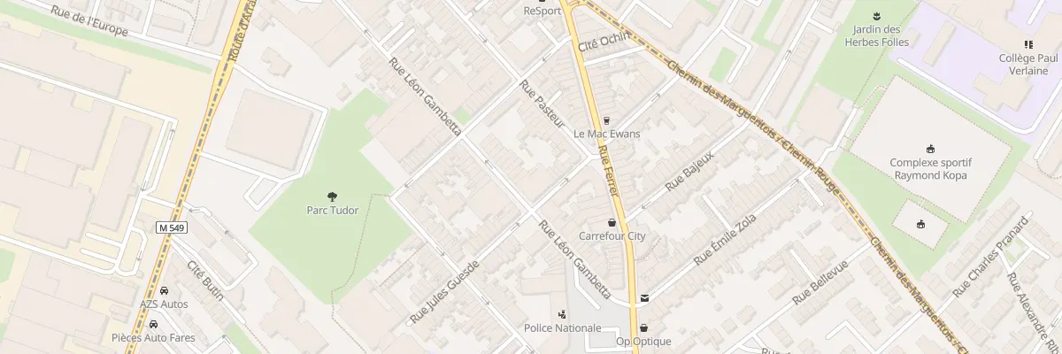 Plan du 26B Rue Gambetta à Faches-Thumesnil