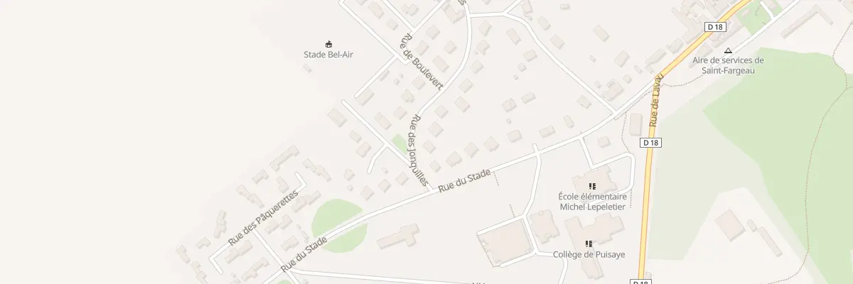 Plan du 2 Rue des Jonquilles à Saint-Fargeau