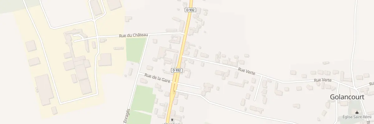 Plan du 56 Rue de l’Europe à Golancourt