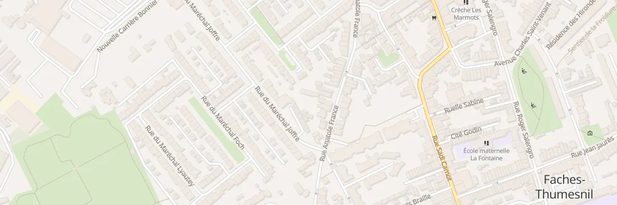 Plan du 114 Rue Anatole France à Faches-Thumesnil