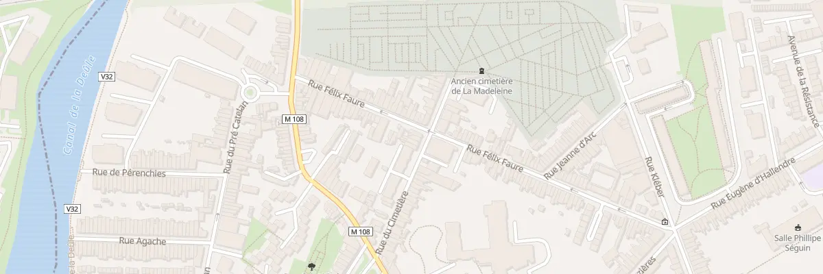 Plan du 43 Rue du Cimetière à La Madeleine