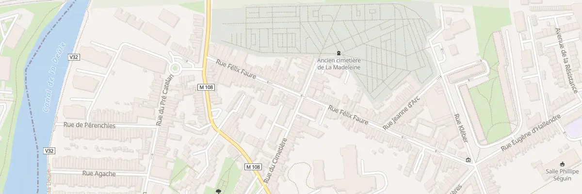 Plan du 102 Rue Félix Faure à La Madeleine