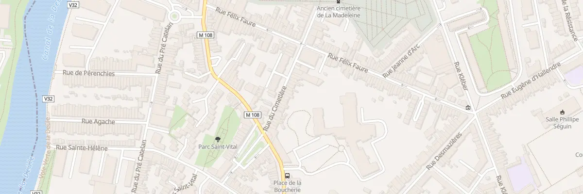 Plan du 28 Rue du Cimetière à La Madeleine
