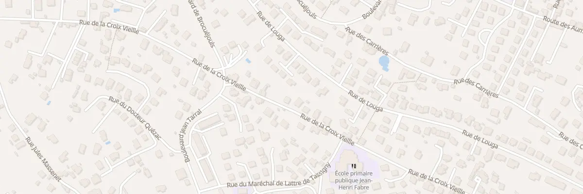 Plan du 64 Rue de la Croix Vieille à Millau