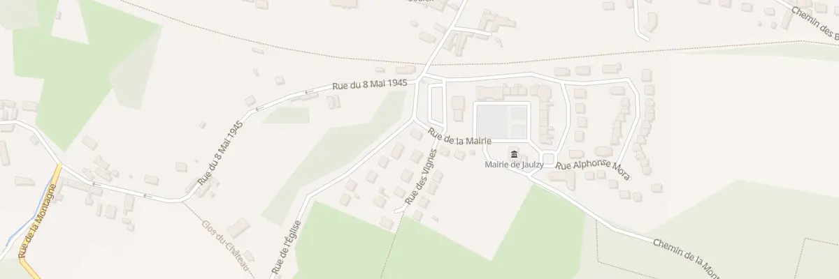 Plan du 2 Rue de la Mairie à Jaulzy