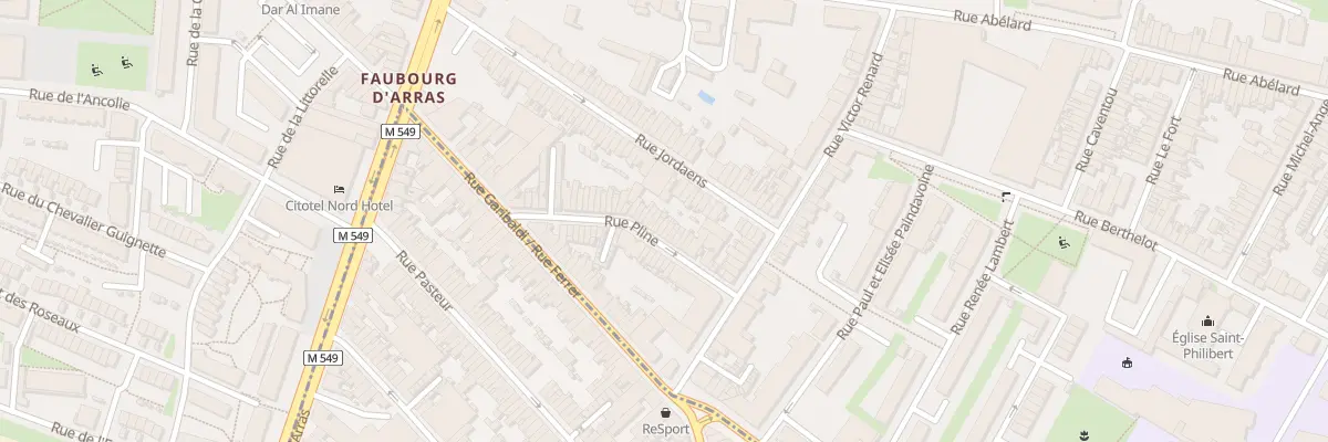 Plan du 49 Rue Pline à Lille