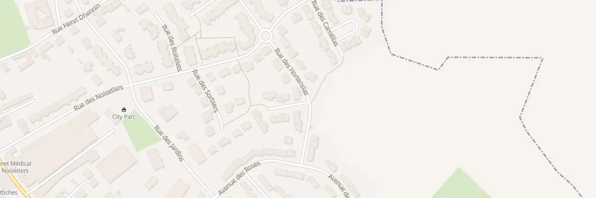 Plan du 9 Rue des Hortensias à Attiches