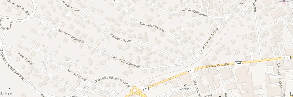 Plan du 147 Rue Beau Soleil à Millau