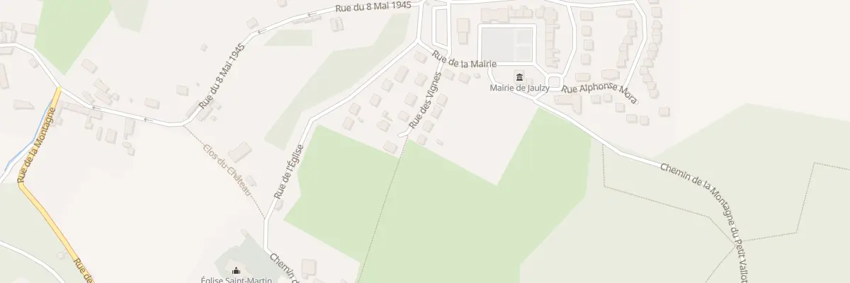 Plan du 7 Rue des Vignes à Jaulzy