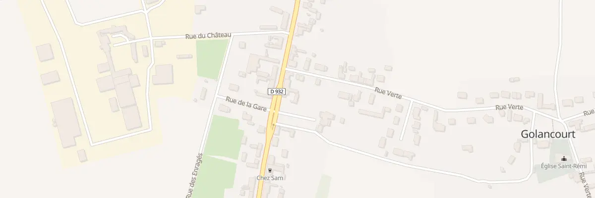 Plan du 24 Rue de l’Europe à Golancourt