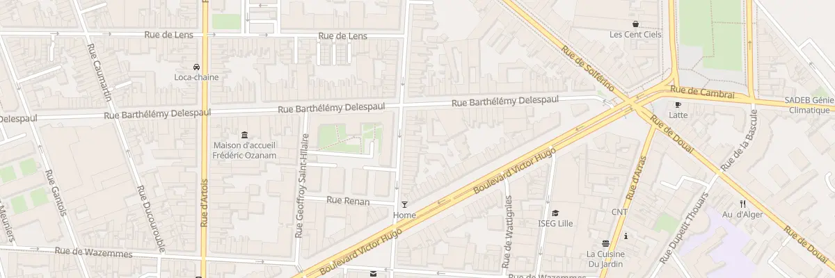 Plan du 81 Rue Jeanne d’Arc à Lille