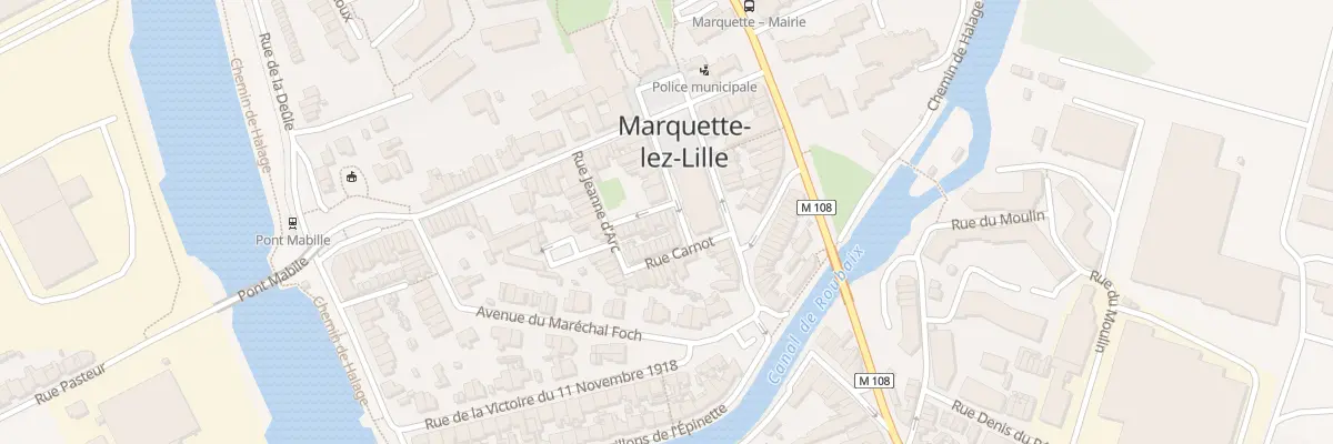 Plan du 3 Rue du Presbytère à Marquette-lez-Lille