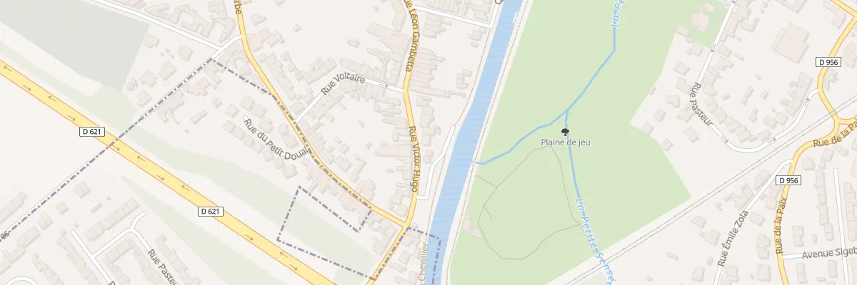 Plan du 523 Rue Victor Hugo à Lambres-lez-Douai