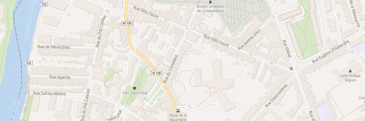 Plan du 30 Rue du Cimetière à La Madeleine