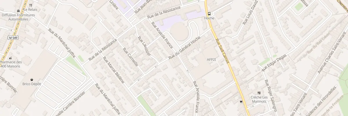 Plan du 30 Rue Anatole France à Faches-Thumesnil