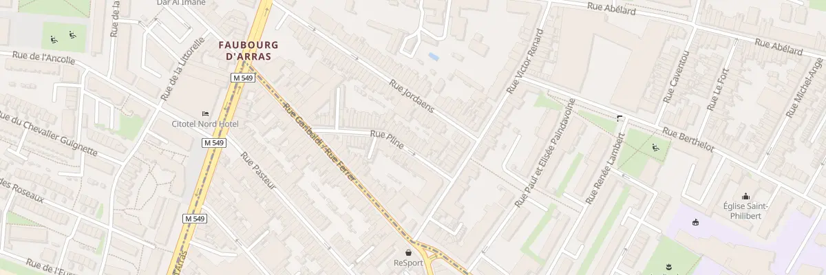 Plan du 53 Rue Pline à Lille
