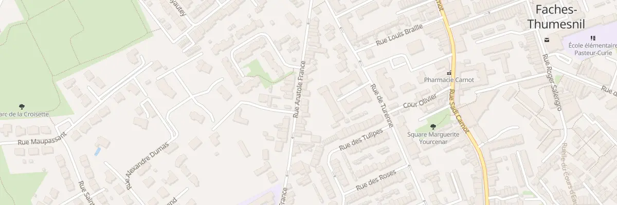 Plan du 149 Rue Anatole France à Faches-Thumesnil