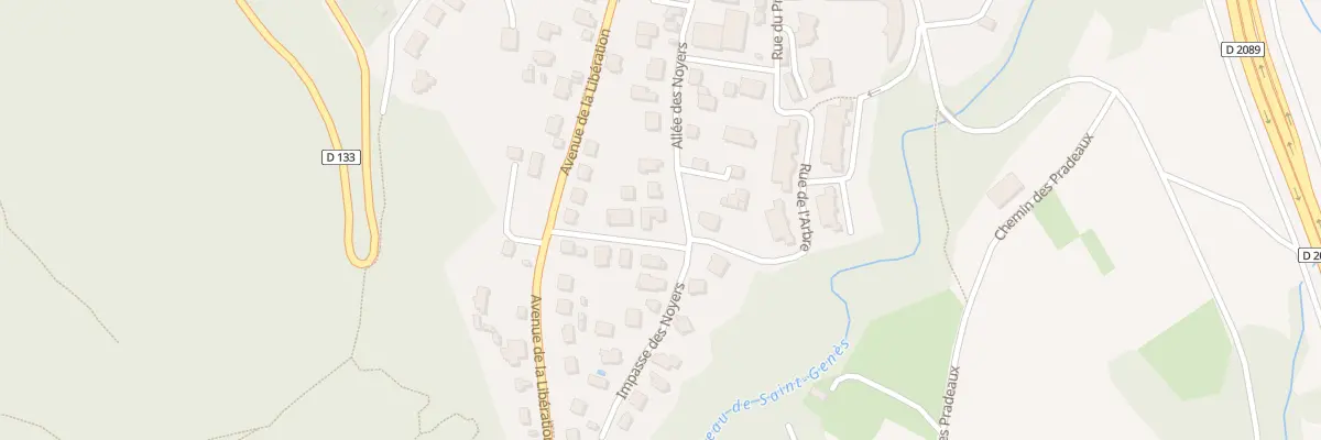 Plan du 42 All des Noyers à Ceyrat