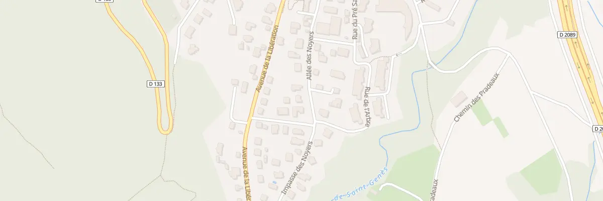 Plan du 40 All des Noyers à Ceyrat