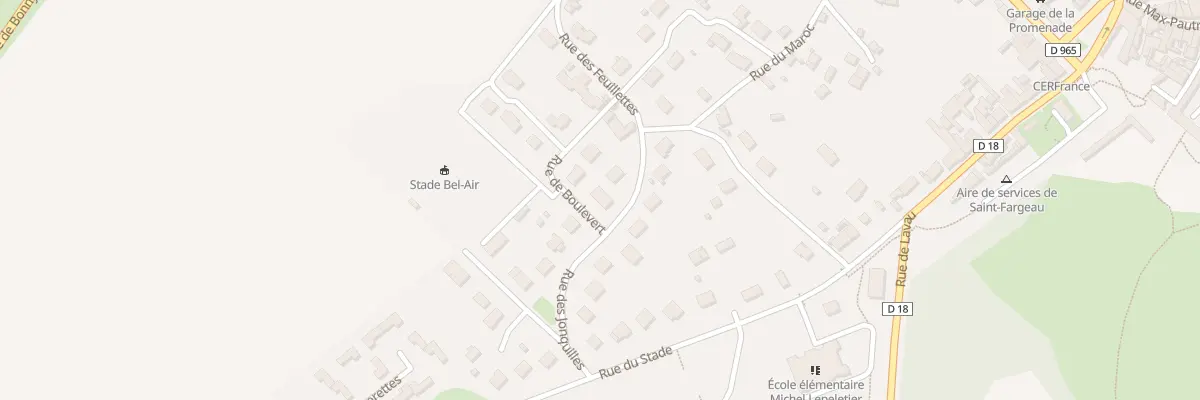 Plan du 7 Rue des Jonquilles à Saint-Fargeau
