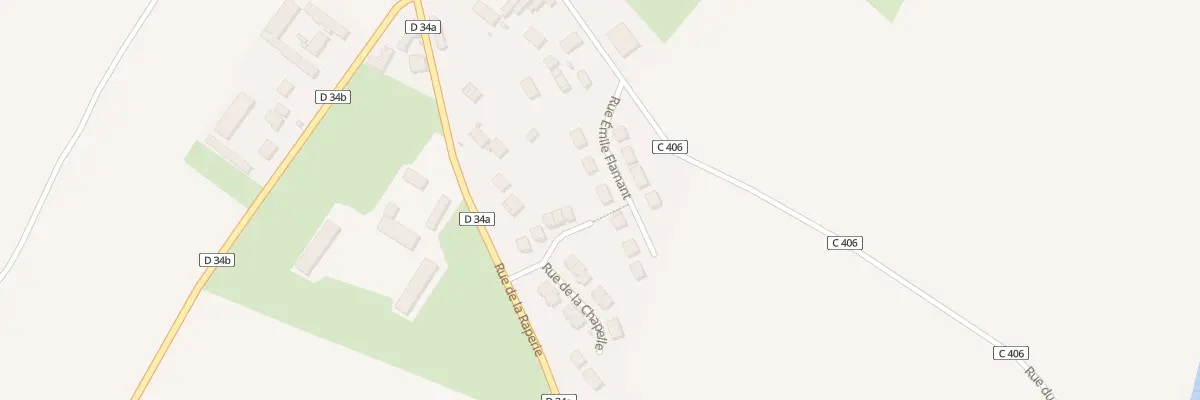 Plan du 3 Rue Emile Flamant à Mœuvres