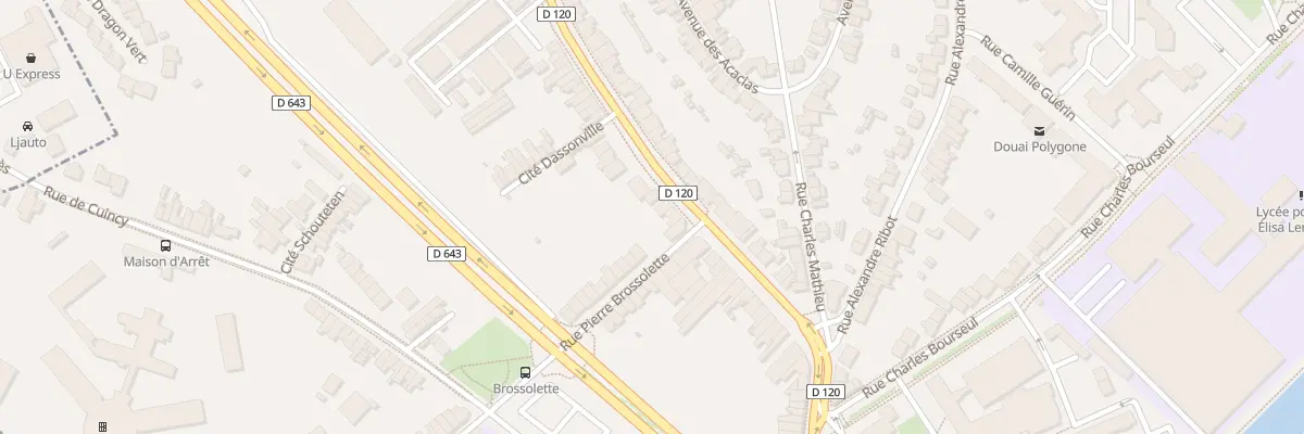 Plan du 147 Rue du Faubourg de Béthune à Douai