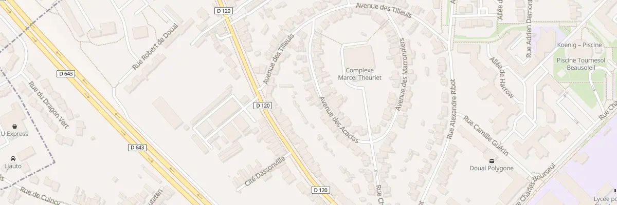 Plan du 113 Av des Acacias à Douai