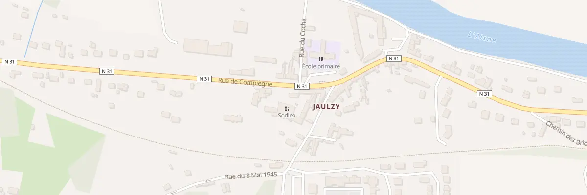 Plan du 5 Rue de Compiègne à Jaulzy