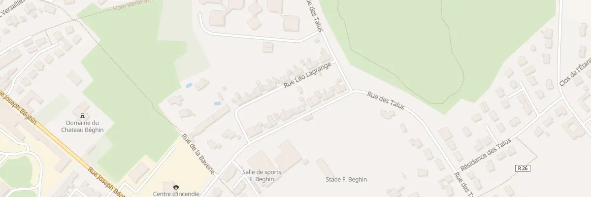 Plan du 17 Rue Léo Lagrange à Thumeries