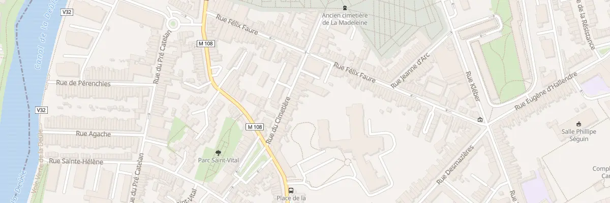 Plan du 34 Rue du Cimetière à La Madeleine