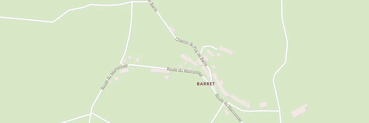 Plan du 14 Rte du Marronnier à Andelat