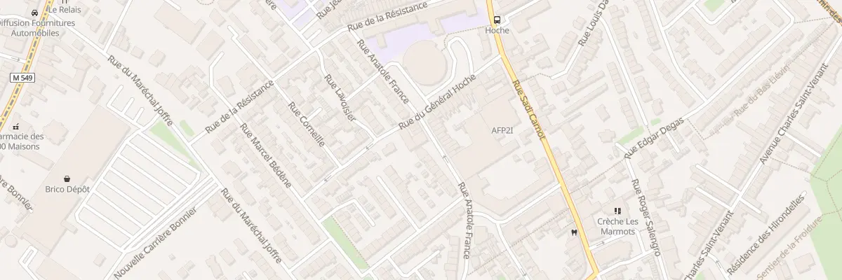 Plan du 36 Rue Anatole France à Faches-Thumesnil